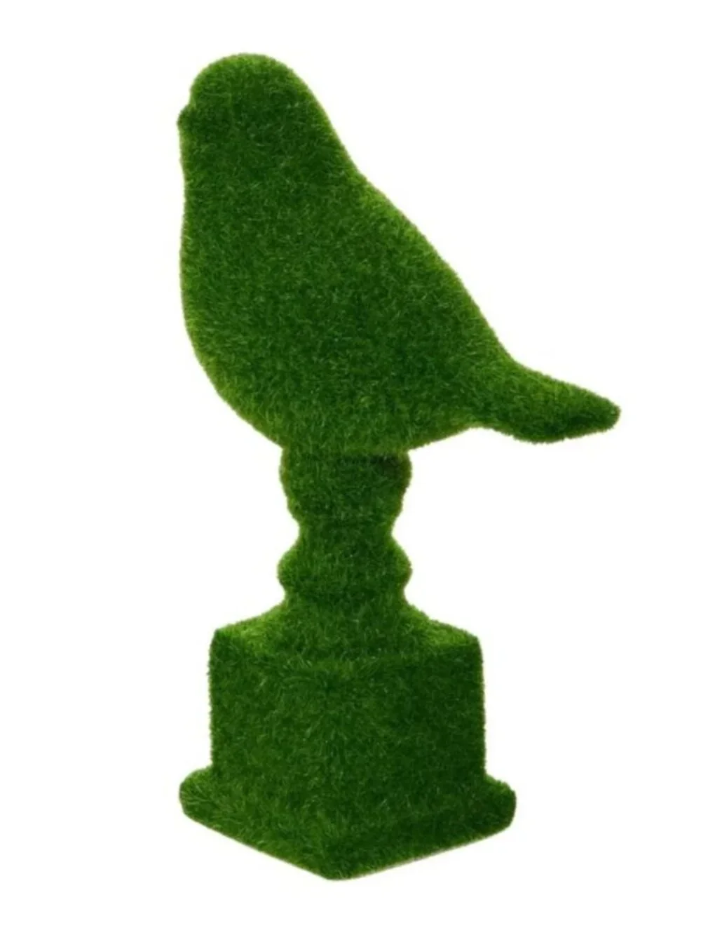 NWT RAZ IMPORTS MOSS BIRD ON A PEDESTAL 8.5